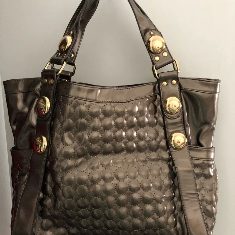 Big Buddha vegan leather tote - Picture 2 of 6